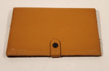 London Embossed Pig Skin Brown Leather Wallet Made in Canada