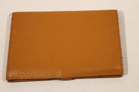 London Embossed Pig Skin Brown Leather Wallet Made in Canada