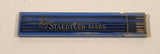 Vintage Staedtler Mars Technico Lumograph Leads in Blue Plastic Slider Case