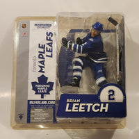 2004 McFarlane Sports Picks Series 9 Toronto Maples Leafs #2 Brian Leetch 7" Tall Toy Hockey Figure New In Package