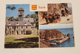 Vintage Sark Channel Islands La Seigneurie Creux Harbour Multiview Postcard