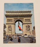 Vintage L'Arc de Triomphe Paris France Postcard