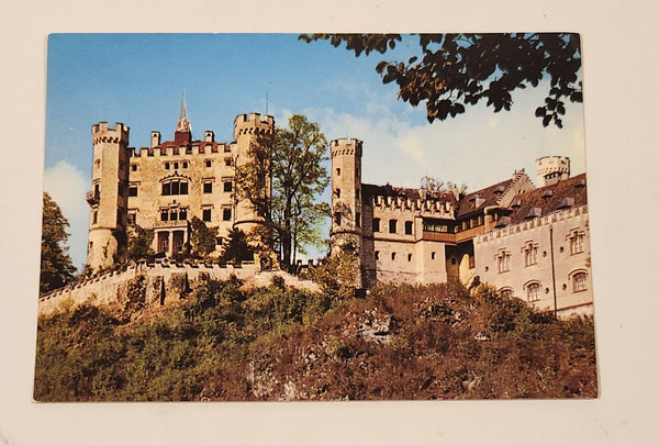 Vintage Konigsschloss Hohenschwangau Castle Germany Postcard