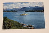 Vintage Steamboat Stadt Luzern Lake Lucerne Switzerland Postcard