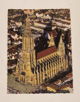 Vintage Ulm Minster Lutheran Church Ulm Germany Postcard