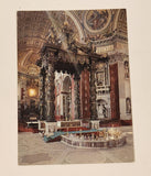 Vintage Confession Altar At St. Peter's Basilica Vatican City Rome Italy Postcard