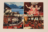 Vintage Saluti da Capo San. Martino Bar Restaurant Postcard