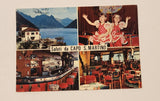 Vintage Saluti da Capo San. Martino Bar Restaurant Postcard