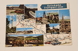 Vintage Autobahn Stuttgart-Ulm Germany Postcard