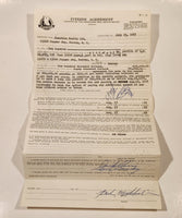 Vintage 1969 Interim Agreement Vancouver Real Estate Board Document Fraser Hwy Surrey