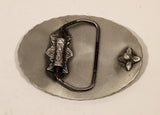 Rare Twin Creeks Cattle Penning Metal Belt Buckle