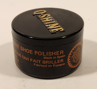 Vintage Q-Shine All-In-One Shoe Polisher in Black Plastic Container Made in Spain