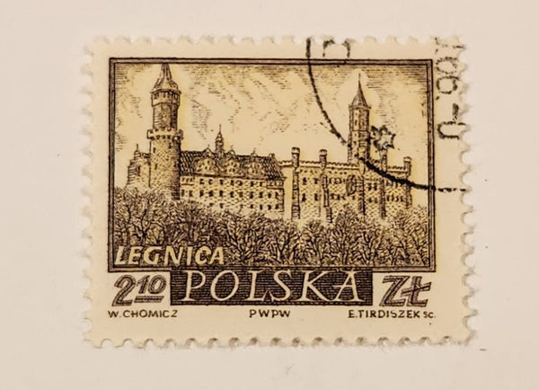 1960 Poland Legnica Polska 2,10 złotego Postal Stamp