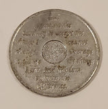 Vintage AA Alcoholic Anonymous To Thine Own Self Be True 24 Hours Silver Tone Metal Recovery Token Chip