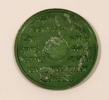 Vintage AA Alcoholics Anonymous To Thine Own Self Be True 3 Months Green Metal Recovery Token Chip