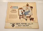 1984 Norman Rockwell Appointment Calendar Kingsway Quick Printers (1969) Ltd. Vancouver B.C.