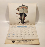 1984 Norman Rockwell Appointment Calendar Kingsway Quick Printers (1969) Ltd. Vancouver B.C.