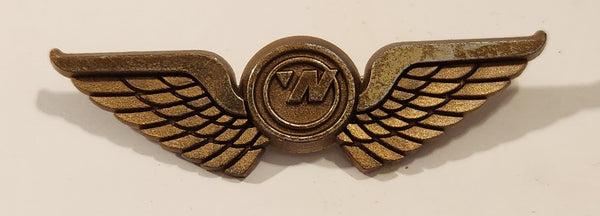 Vintage Stoeffel Seals Northwest Airlines Pilots Wings Plastic Lapel Pin