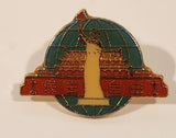 Flagg Seui Democracy Will Triumph China Tiananmen Square with Lady Liberty Enamel Metal Lapel Pin