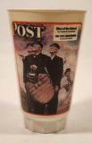 1984 Sears Coca Cola The Saturday Evening Post The Umpires April 23 1949 Norman Rockwell 5 1/2" Tall 16 Oz Hard Plastic Cup