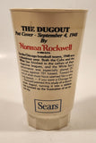 1984 Sears Coca Cola The Saturday Evening Post The Dugout September 4 1948 Norman Rockwell 5 1/2" Tall 16 Oz Hard Plastic Cup