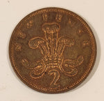 1971 UK Great Britain Elizabeth II New Pence 2 Bronze Metal Coin