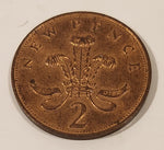 1971 UK Great Britain Elizabeth II New Pence 2 Bronze Metal Coin