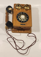 Vintage The County Line Telephone Wood Cased Phone Model 4125