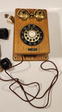 Vintage The County Line Telephone Wood Cased Phone Model 4125