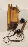 Vintage The County Line Telephone Wood Cased Phone Model 4125