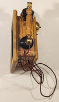 Vintage The County Line Telephone Wood Cased Phone Model 4125