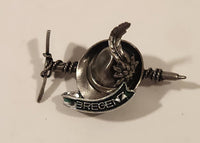 Vintage Bregenz Austria Pewter Brooch Pin