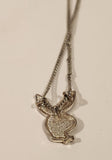 Playboy Bunny Rhinestone Necklace