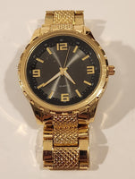 Precision Men's Gold Tone Quartz Wristwatch with Singapore Movement PCN5011GT