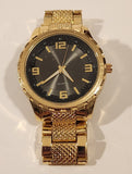 Precision Men's Gold Tone Quartz Wristwatch with Singapore Movement PCN5011GT