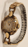 Antique Gruen Precision Guildite Excalibur Ladies 12K Gold Quartz Wristwatch Made in England