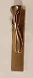 Vintage Weave Pattern Metal Tie Clip