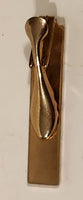 Vintage Weave Pattern Metal Tie Clip