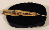 Vintage Hicock USA Hunting Rifle Gold Tone Tie Clip