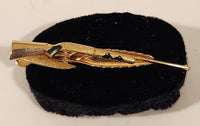 Vintage Hicock USA Hunting Rifle Gold Tone Tie Clip