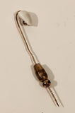 Antique Victorian Hold-On Seashell Brass Stick Pin Pat. 13009