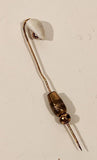 Antique Victorian Hold-On Seashell Brass Stick Pin Pat. 13009