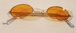 Orange Tint Thin Frame Sunglasses