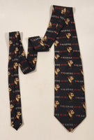 1996 Warner Bros. Looney Tunes Mania Taz Little Devil Polyester Neck Tie Hand Made in Korea