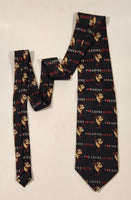 1996 Warner Bros. Looney Tunes Mania Taz Little Devil Polyester Neck Tie Hand Made in Korea