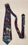 Mickey Unlimited Disney Mickey Mouse Steamboat Willie Polyester Neck Tie Hand Made in Canada