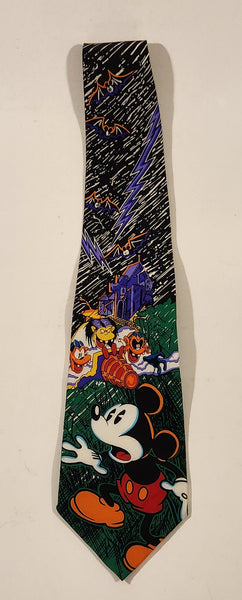 Balance Inc The Tie Works The Disney Store Mickey Mouse Halloween Haunted Mansion Silk Neck Tie Hand Made in Korea New with Tag