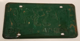 Vintage 1968 Alberta Farm Vehicle White Letters Green Vehicle License Plate Tag 17 33 29