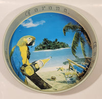 Corona Extra Beer Parrot On Beach Metal Beverage Serving Tray