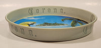 Corona Extra Beer Parrot On Beach Metal Beverage Serving Tray